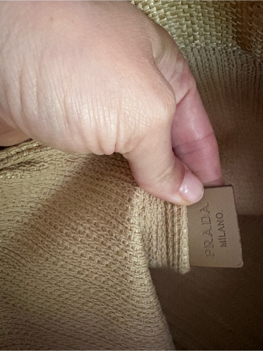 Prada Raffia Tote - Picture 2 of 2